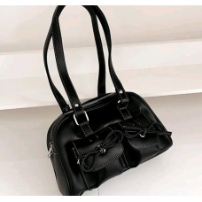 Shoulder Bag Tas Bahu Wanita Hitam Polos
